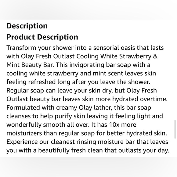 BOGO 🎃3x White Strawberry Mint Soap - Picture 2 of 12